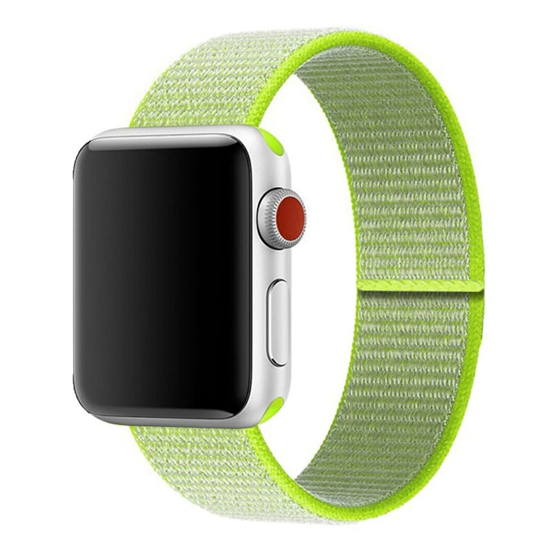Armband für Apple Watch aus Nylon in der Farbe Flash Light, Modell Barcelona #farbe_Flash Light