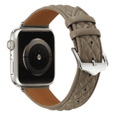 Armband für Apple Watch aus Leder in der Farbe Dunkelbraun, Modell Catania #farbe_Dunkelbraun