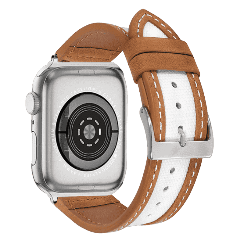Leather band 2025 apple watch 44mm