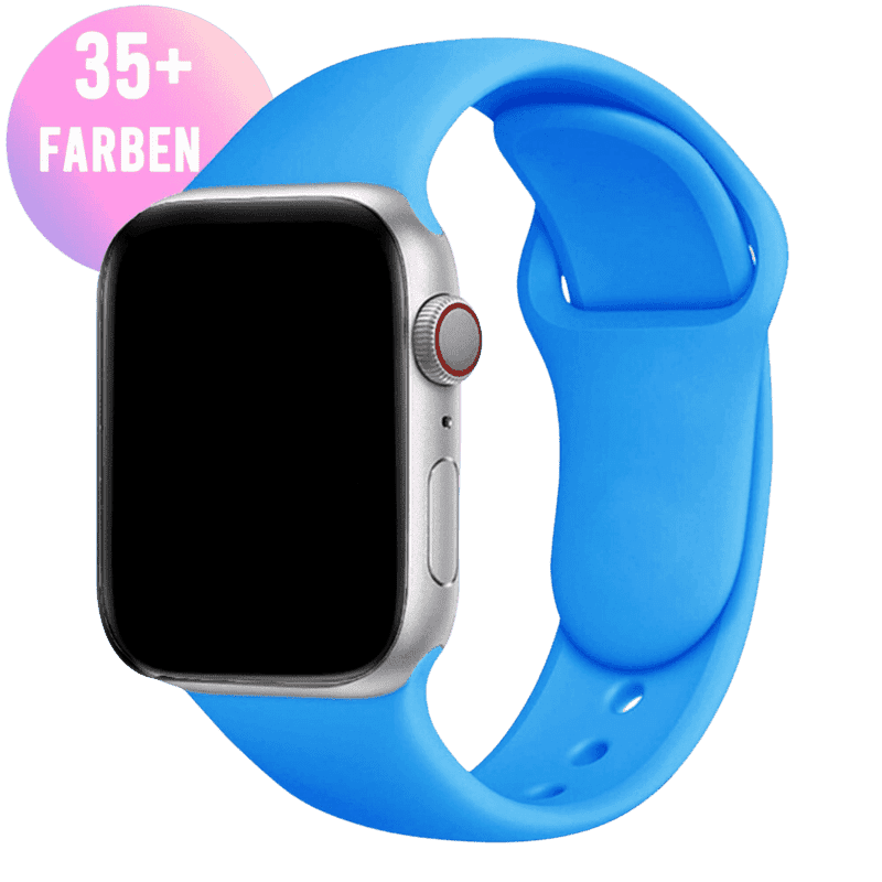 Armband für Apple Watch aus Silikon in der Farbe , Modell Amsterdam #farbe_