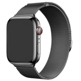 Armband für Apple Watch aus Milanaise in der Farbe Space Grau, Modell San Diego #farbe_Space Grau