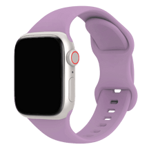 Armband für Apple Watch aus Silikon in der Farbe Lavendel, Modell Amsterdam #farbe_Lavendel