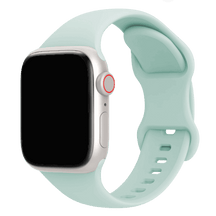 Armband für Apple Watch aus Silikon in der Farbe Mint, Modell Amsterdam #farbe_Mint