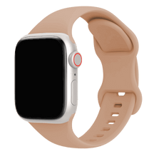 Armband für Apple Watch aus Silikon in der Farbe Nude, Modell Amsterdam #farbe_Nude