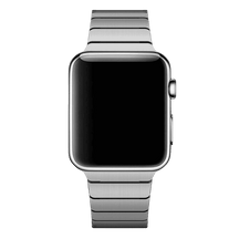 Armband für Apple Watch aus Edelstahl in der Farbe Titan, Modell Las Vegas #farbe_Titan