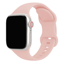 Armband für Apple Watch aus Silikon in der Farbe Vintage Rosa, Modell Amsterdam #farbe_Vintage Rosa