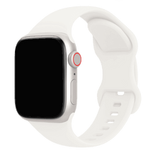 Armband für Apple Watch aus Silikon in der Farbe Weiß, Modell Amsterdam #farbe_White